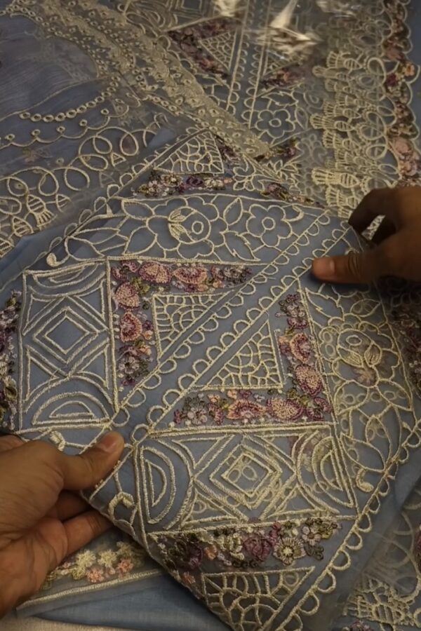 3 piece luxury embroidered eid suit