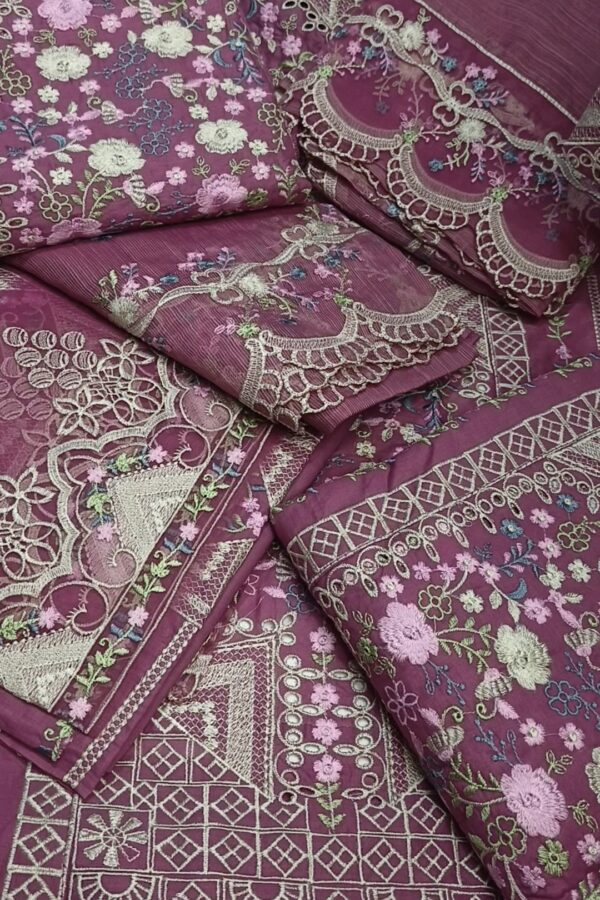 3 piece luxury embroidered