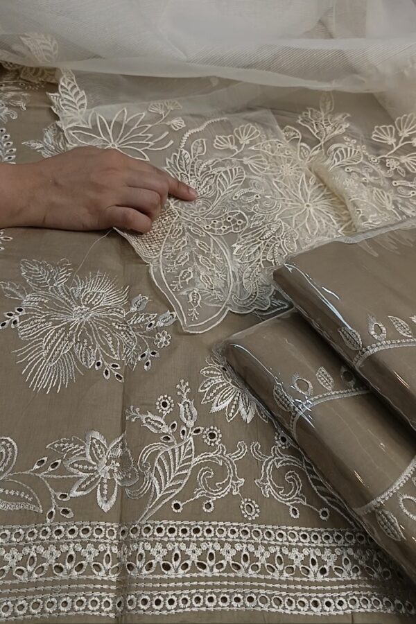 Cross stitch chickenkari luxury