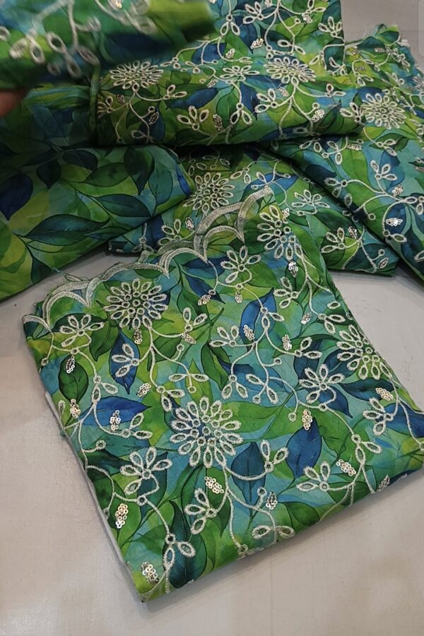 Binsaeed Printkari 3pc lawn