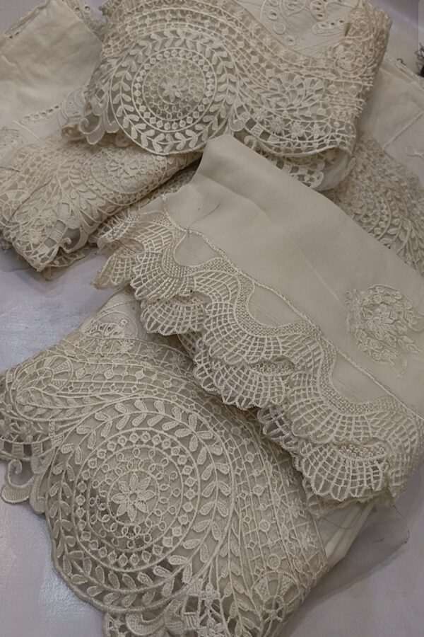 Maria B luxury Lawn Off White-806