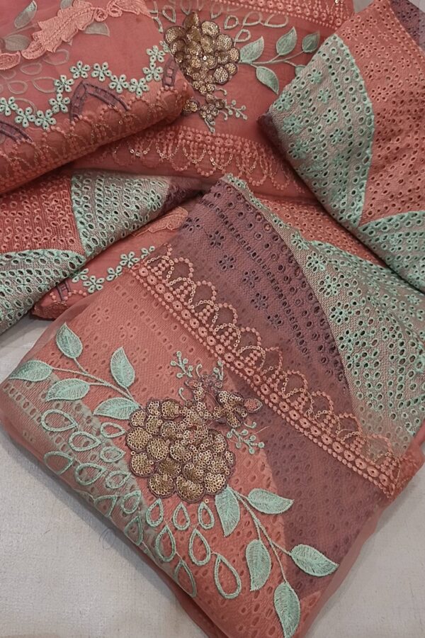 Maria B luxury lawn D-607