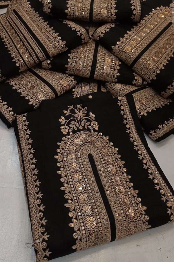 Black Hussain Rehar Lawn