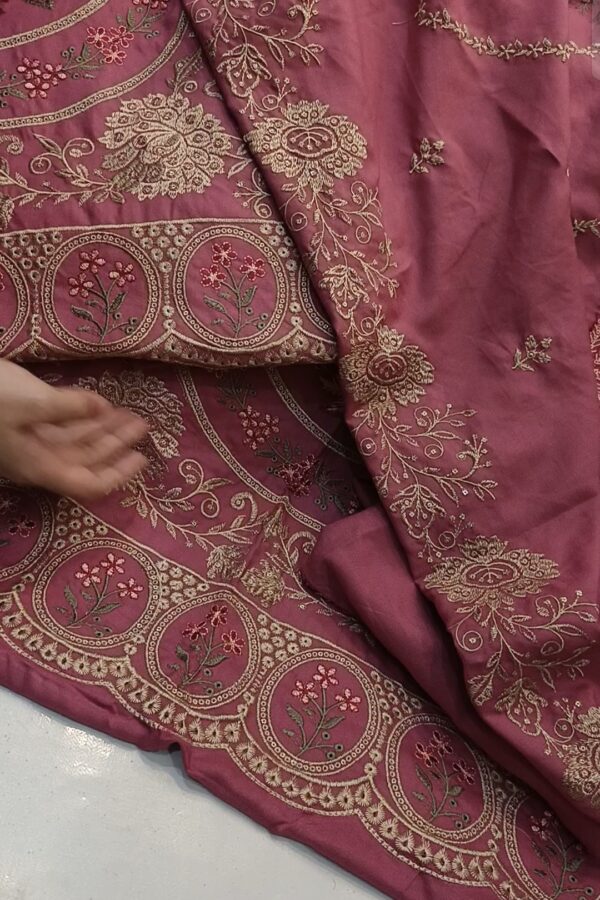 Winter Wool 3PC Embroidered full Suit
